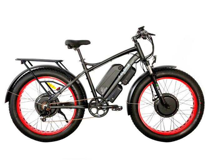 Электрофэтбайк Elbike Phantom Twix (Черный)
