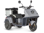 Электротрицикл Wanshida DOUHAO 60V 800Вт (черно-серо-красный) - Фото 11