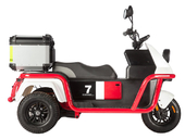 Электротрицикл Wanshida DOUHAO 60V 800Вт (черно-серо-красный) - Фото 1