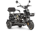 Электротрицикл Wanshida UN MOTO 60V 650Вт (черно-красный) - Фото 14
