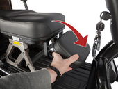 Электротрицикл Wanshida UN MOTO 60V 650Вт (черно-красный) - Фото 8